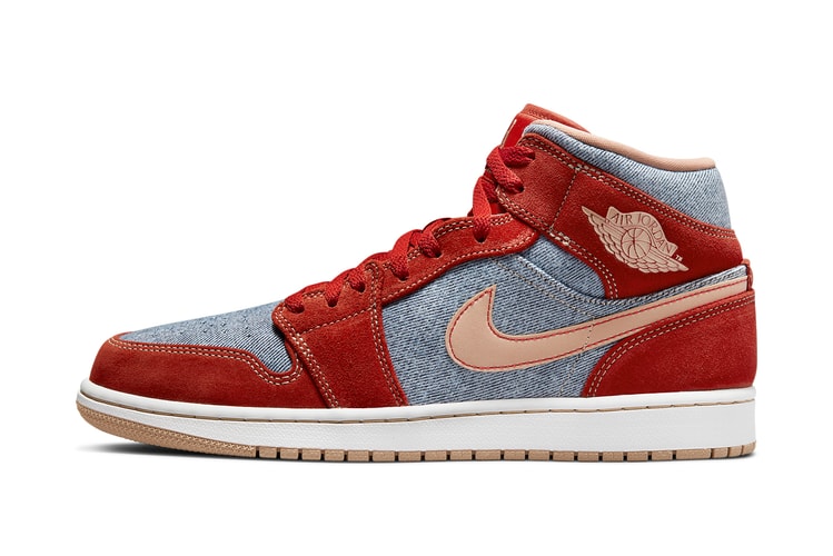 Official Images of the Air Jordan 1 Mid "Denim"