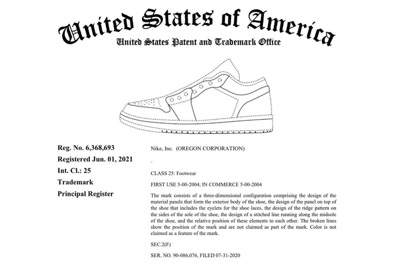 air michael jordan brand 1 high low mid federal patent trademark protection dress designs bootlegs official release date info photos price store list buying guide