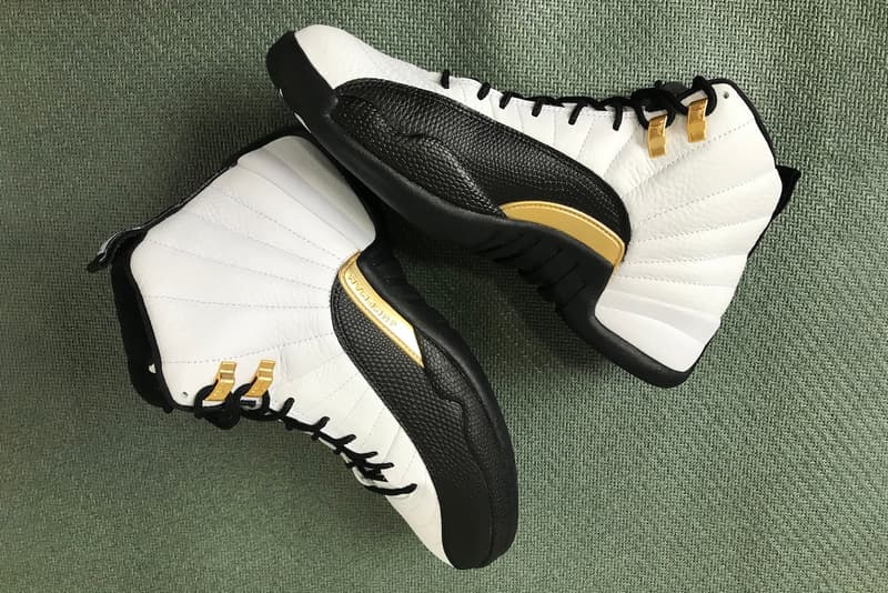 air michael jordan brand 12 royalty black white metallic gold ct8013 170 official release date info photos price store list buying guide