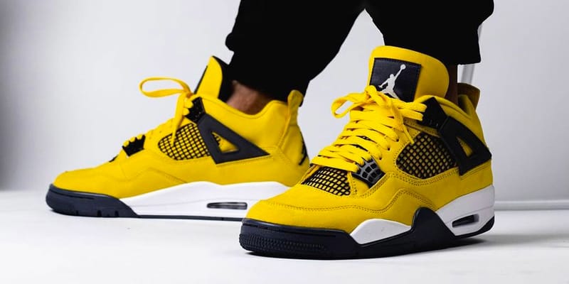 jordan 4 black lightning