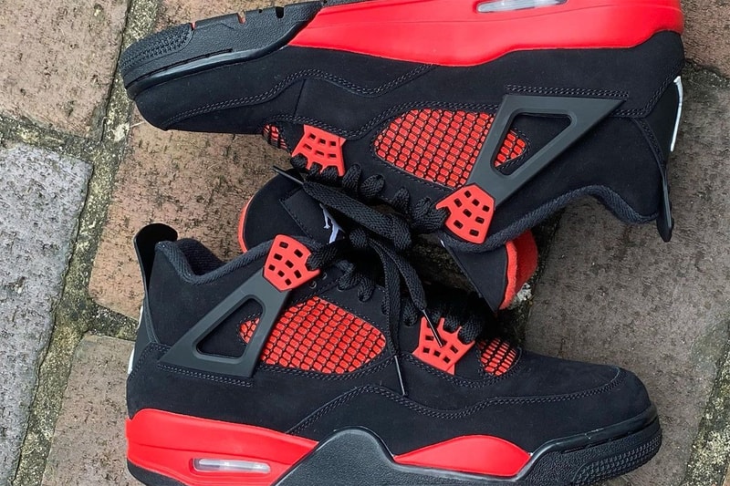 air jordan 4 red thunder black release date info store list buying guide photos price 