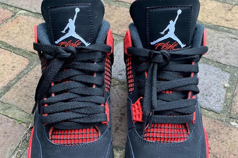air jordan 4 red thunder black release date info store list buying guide photos price 