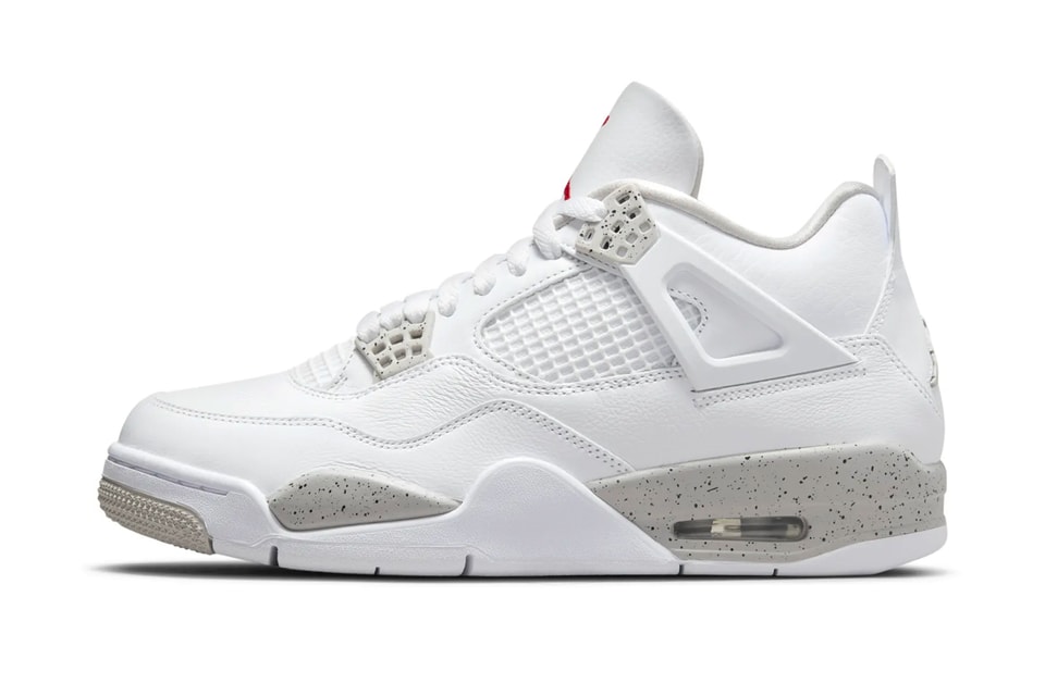 White and gray jordan 4 Clearance