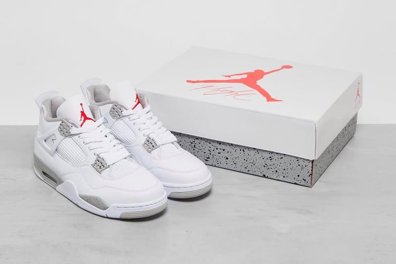 jordan 4's white