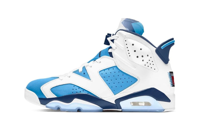 Air Jordan 6 UNC Rumored Release Date Revealed Carmine Drop 2022 Retail Retro Colorblock University of Carolina Alma Mater