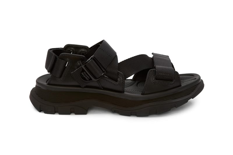 alexander mcqueen buckle sandals