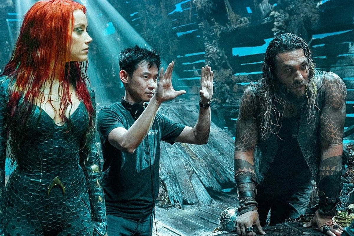 Director James Wan Reveals Official 'Aquaman 2' Film Title Aquaman and the Lost Kingdom jason mamoa amber heard DC Comics Warner Bros. 