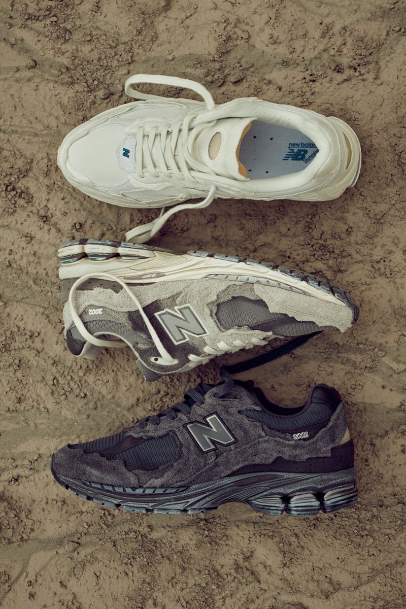 New Balance 2002R "Protection Pack" Release Info editorial shoot white slate grey black 