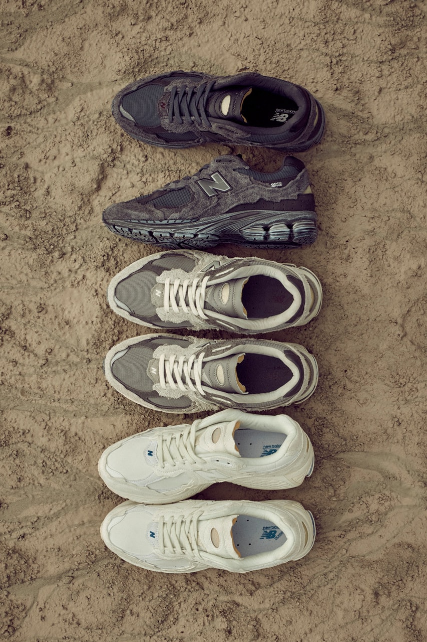 New Balance 2002R "Protection Pack" Release Info editorial shoot white slate grey black 
