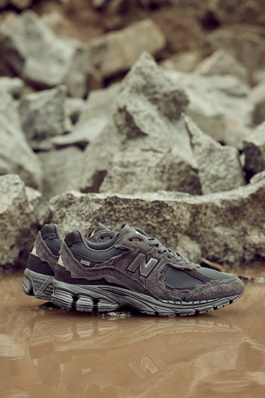 New Balance 2002R "Protection Pack" Release Info editorial shoot white slate grey black 