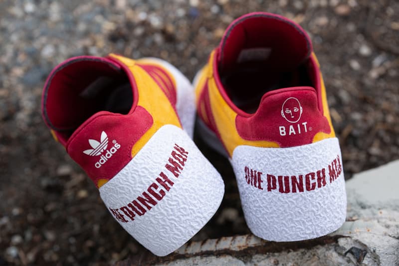 BAIT x One-Punch Man x adidas Originals Montreal 76 Release Information Three Way Collaboration Drop Date Japan Closer Look Anime Superhero Saitama