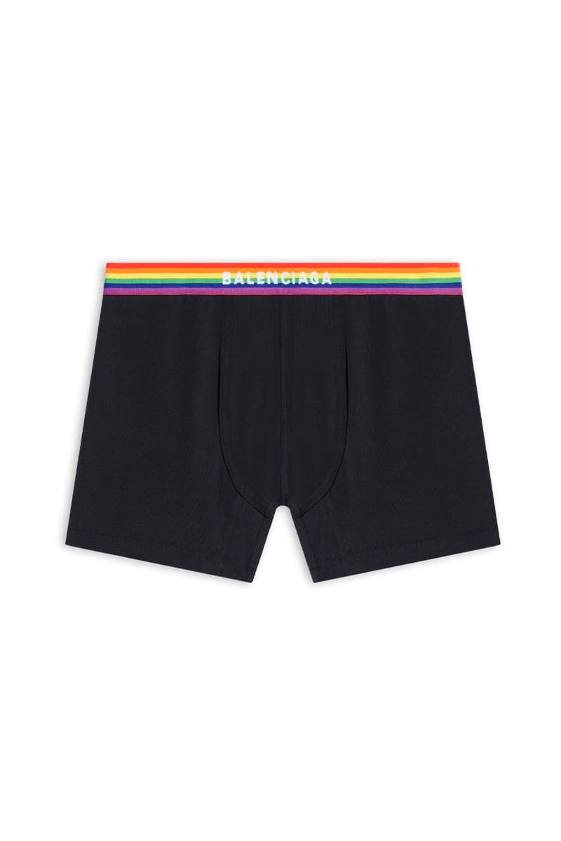 Balenciaga Drops Pride 2021 Capsule Collection Lookbook gay lesbian transgender lgbtqia+ underwear thong jockstraps caps rainbow boxers