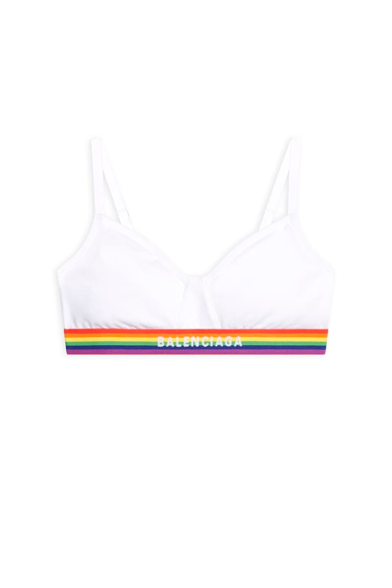 Balenciaga Drops Pride 2021 Capsule Collection Lookbook gay lesbian transgender lgbtqia+ underwear thong jockstraps caps rainbow boxers