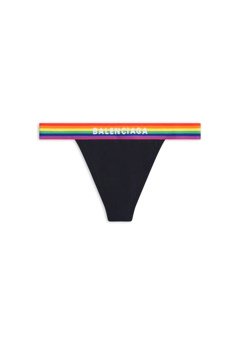 Balenciaga Drops Pride 2021 Capsule Collection Lookbook gay lesbian transgender lgbtqia+ underwear thong jockstraps caps rainbow boxers