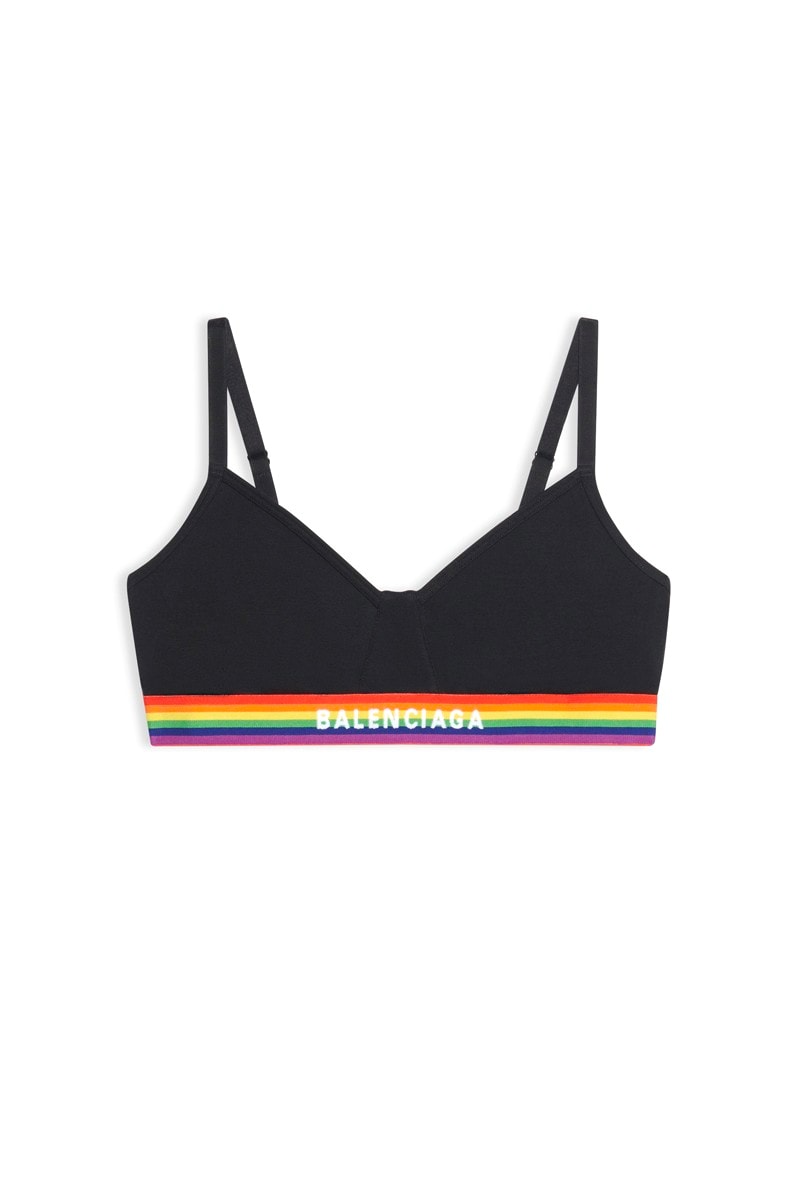 Balenciaga Drops Pride 2021 Capsule Collection Lookbook gay lesbian transgender lgbtqia+ underwear thong jockstraps caps rainbow boxers