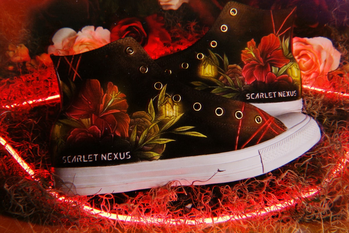 SCARLET NEXUS Release Custom Sneaker Giveaway
