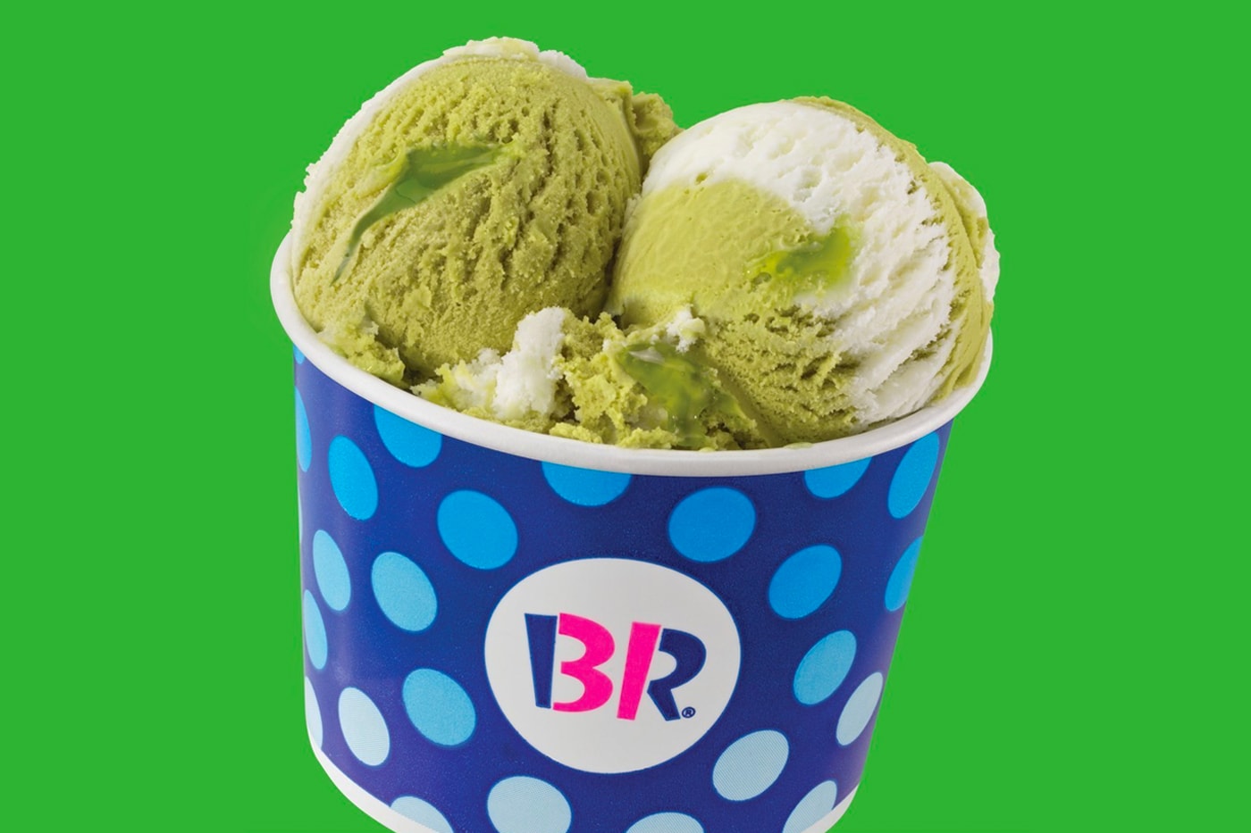 Baskin Robbins New Slime Summer Ice Cream Topping "Sour Berry Slime" "Summertime Lime"