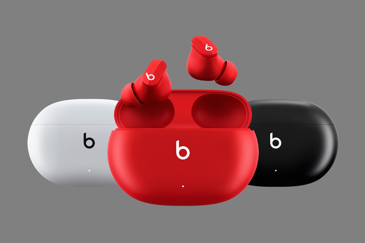 Beats Unveils Its New Studio Buds Release Info by Dre wireless headphones earbuds red white black date release info