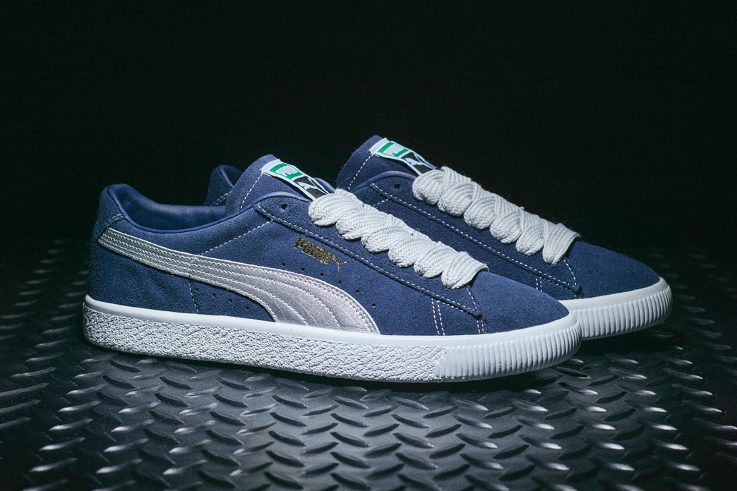 billys tokyo puma suede navy blue silver white official release date info photos price store list buying guide