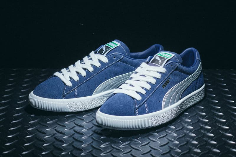 billys tokyo puma suede navy blue silver white official release date info photos price store list buying guide