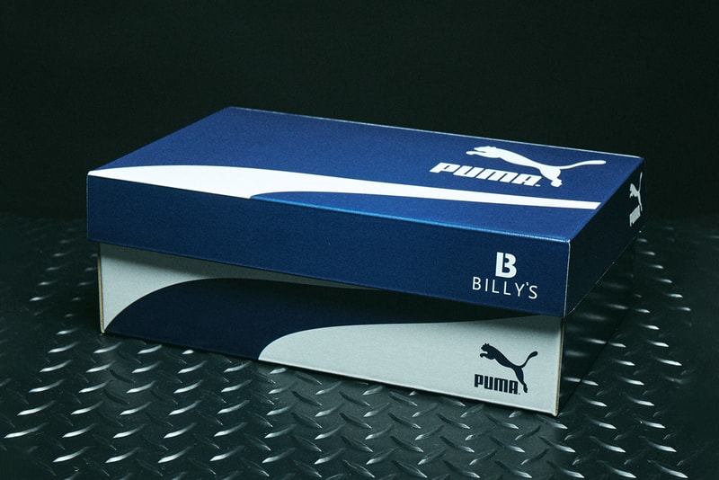 billys tokyo puma suede navy blue silver white official release date info photos price store list buying guide