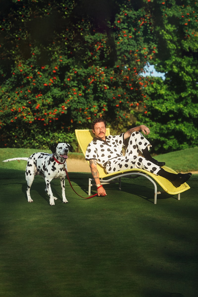 Macklemore’s Bogey Boys Spring/Summer 2021 Dalmatian Collection Dog horse golf course spots spotted pants t-shirts accessories