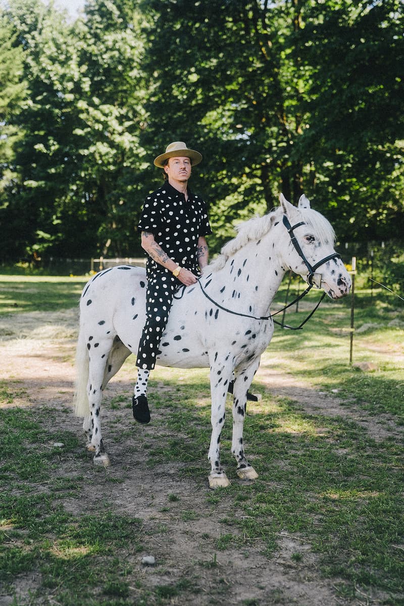 Macklemore’s Bogey Boys Spring/Summer 2021 Dalmatian Collection Dog horse golf course spots spotted pants t-shirts accessories