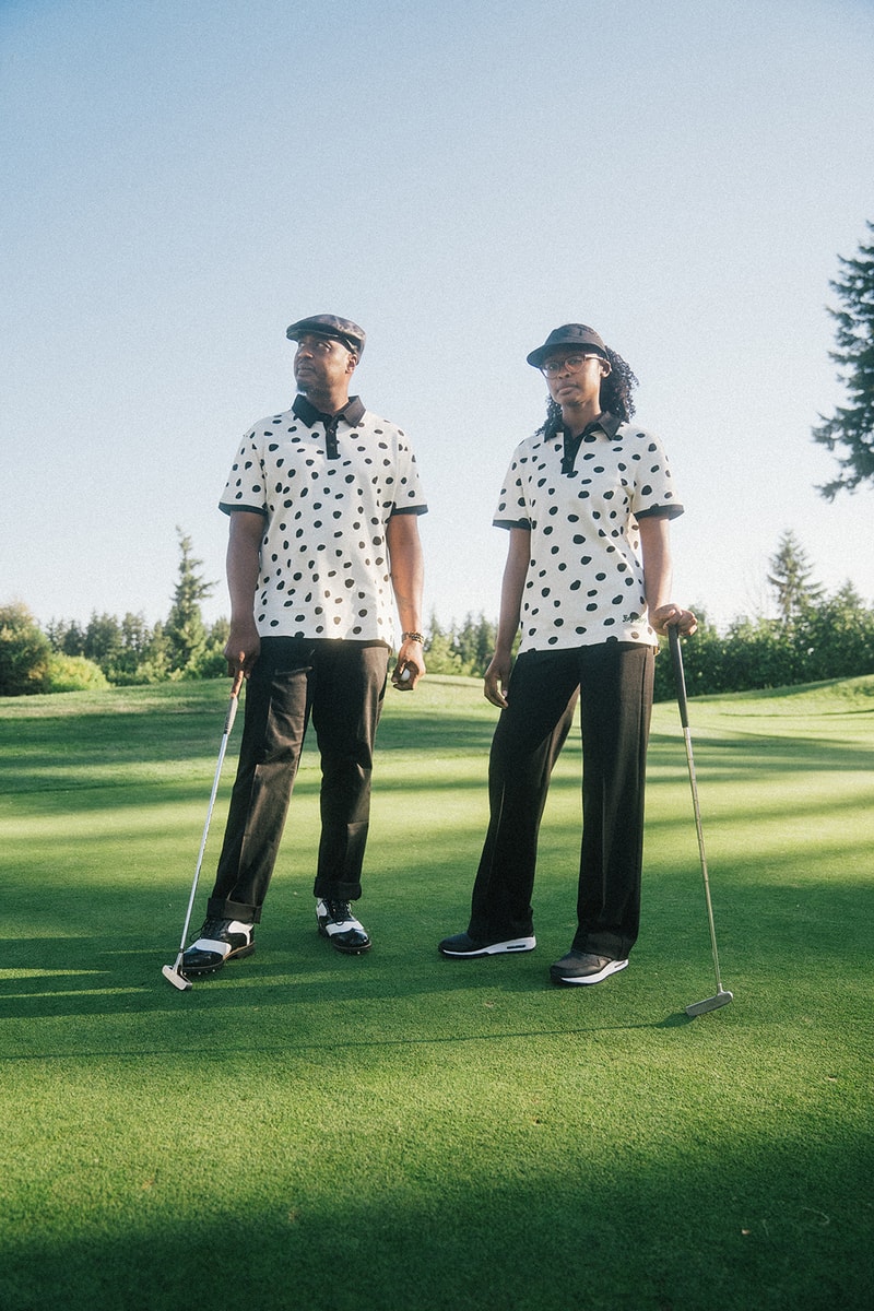 Macklemore’s Bogey Boys Spring/Summer 2021 Dalmatian Collection Dog horse golf course spots spotted pants t-shirts accessories