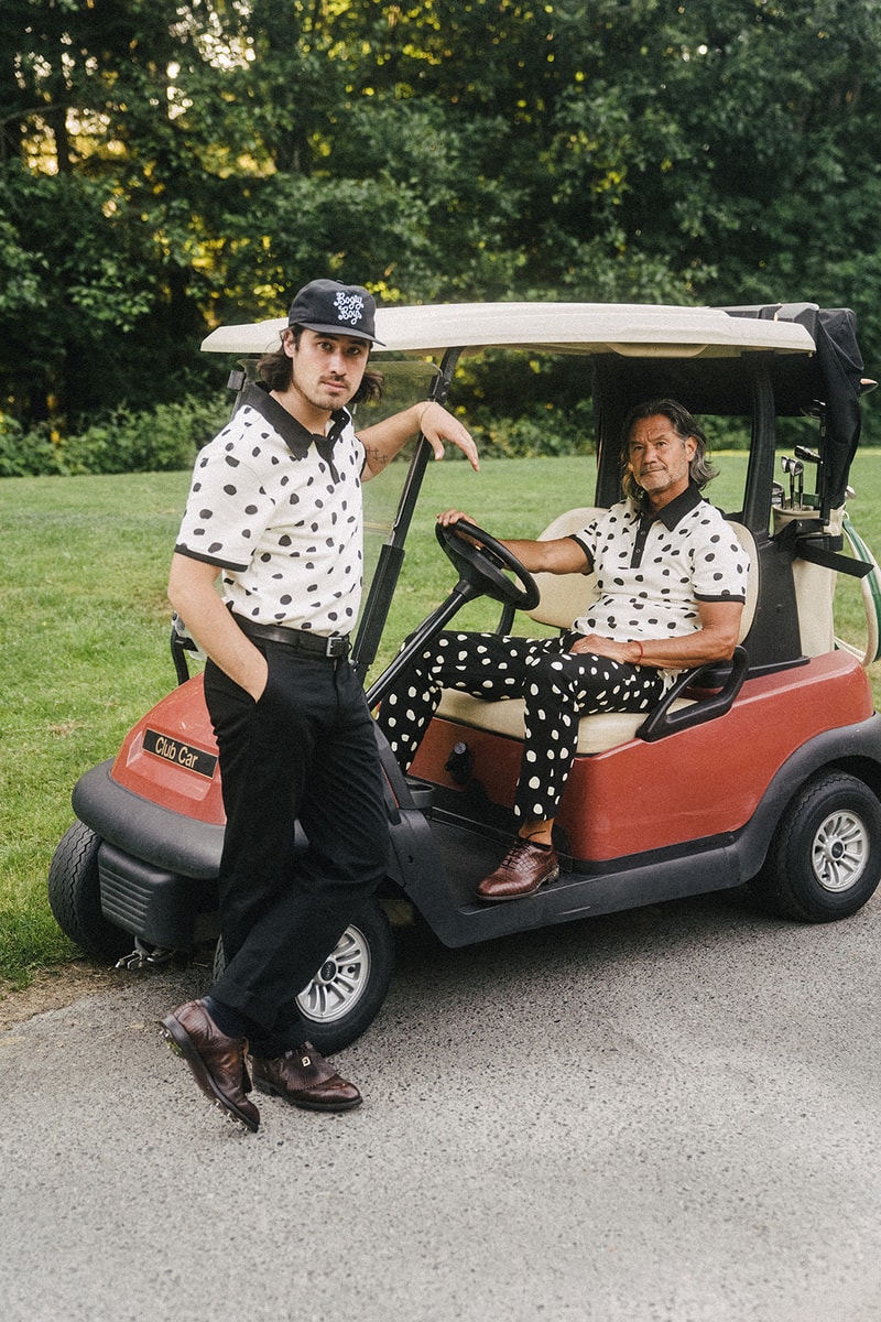 Macklemore’s Bogey Boys Spring/Summer 2021 Dalmatian Collection Dog horse golf course spots spotted pants t-shirts accessories