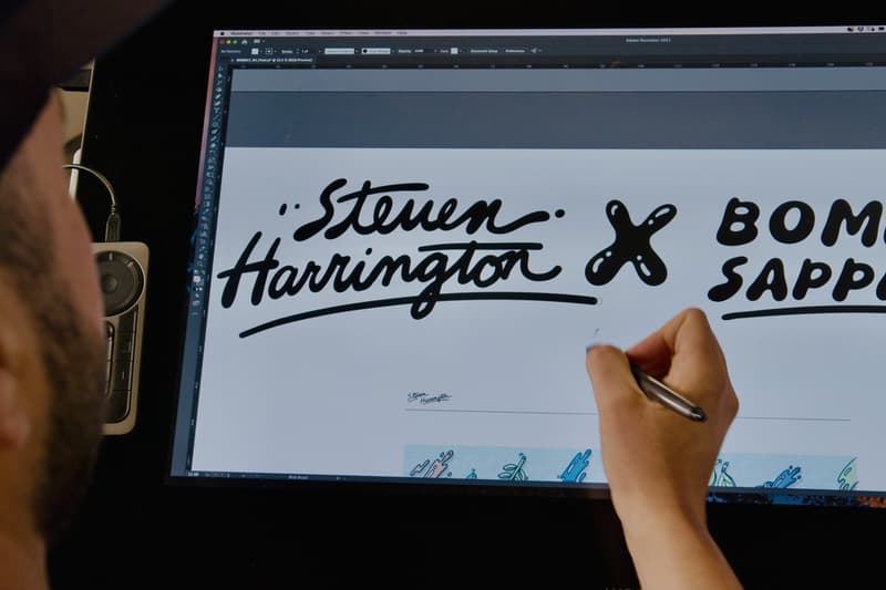 Steve Harrington artist designer distinctive blue bottle botanicals los angeles bright psychedelic-pop style