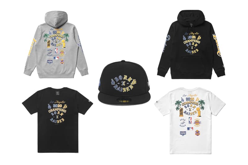 born x raised city of champs la lakers dodgers release info store list buying guide photos price hoodies tees hat mlb nba 2020 championships 