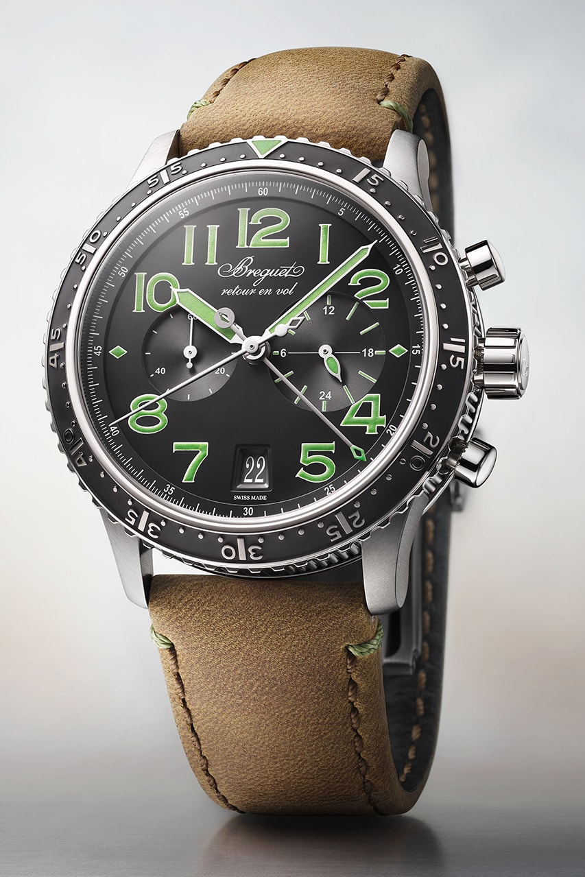 Breguet Brings a Splash of Color To its Vintage Military Chronograph