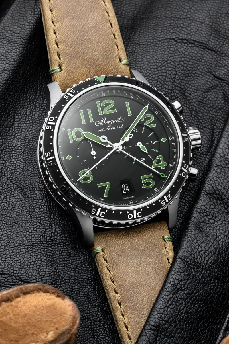Breguet Brings a Splash of Color To its Vintage Military Chronograph