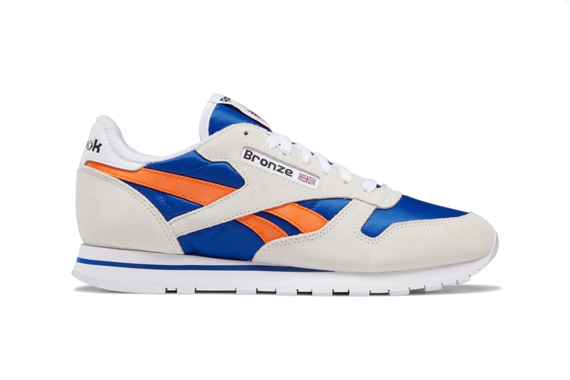 bronze 56k reebok answer iv chalk footwear white classic cobalt GZ3877 classic leather slam orange GZ3878 release date info photos price store list buying guide