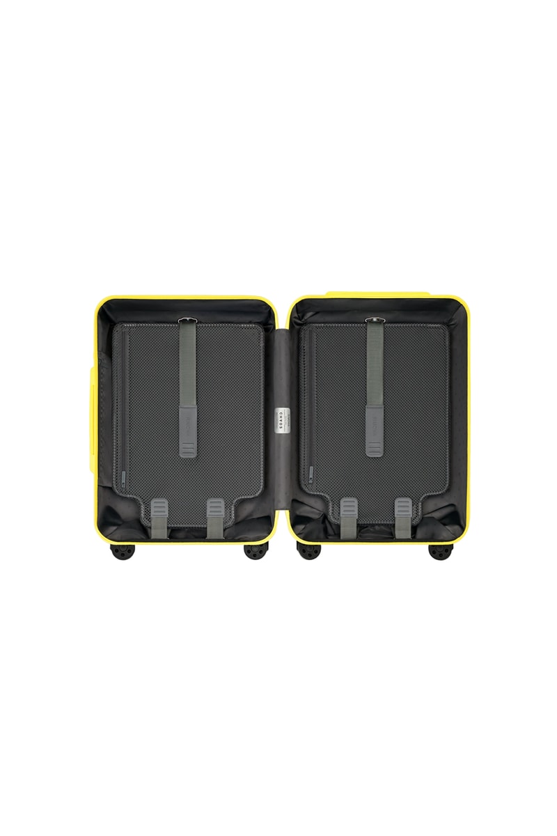 Chaos x RIMOWA Essential Cabin Suitcase Carry On Luggage Collaboration London Based Label Brand Luxury Travel Essentials Tags Storage Accessories