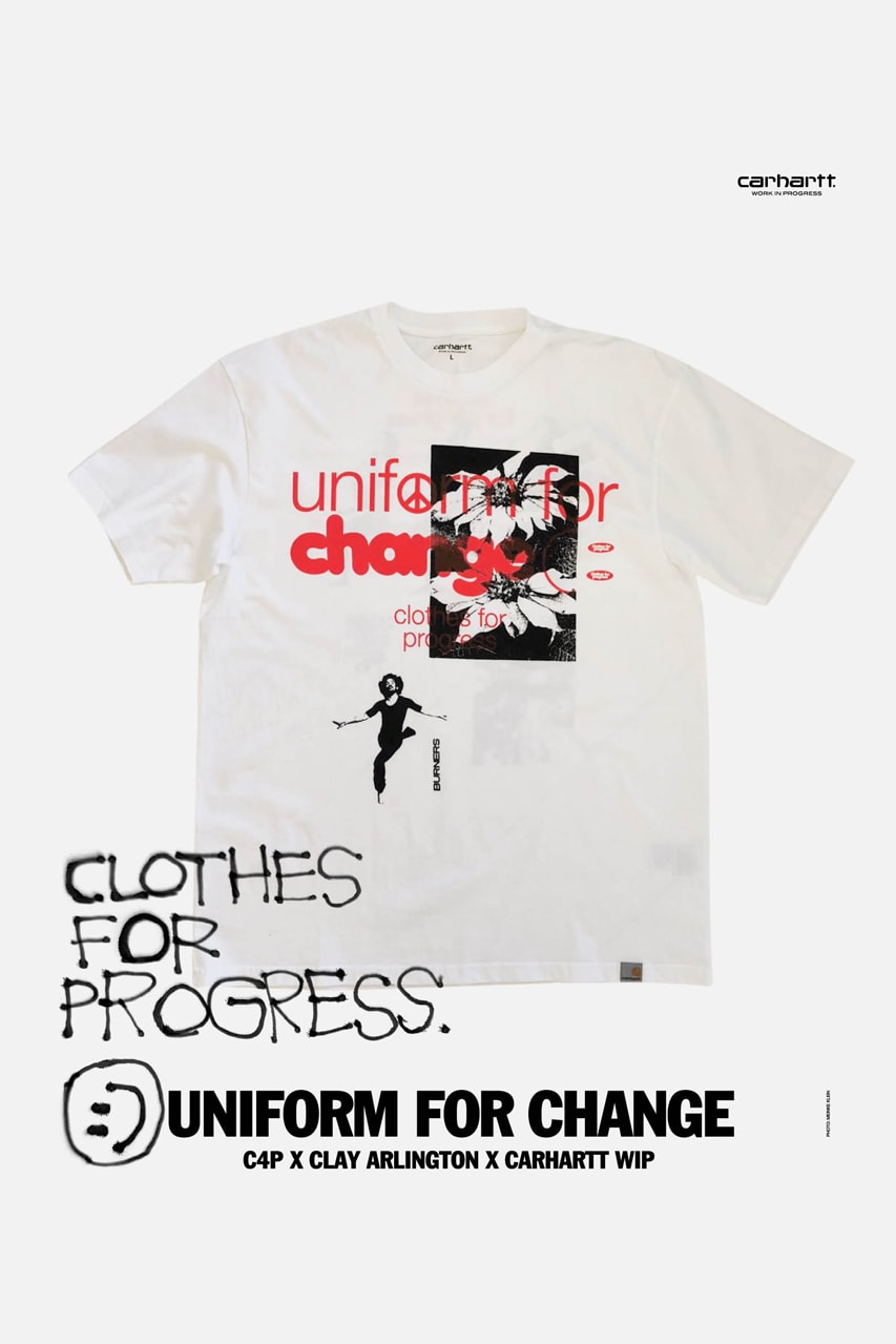 Clothes for Progress Clay Arlington Carhartt WIP Uniform for Change C4P Solidarity Black Community Social Injustices Capsule Collection Release Information Drop Date Closer Look Lookbook