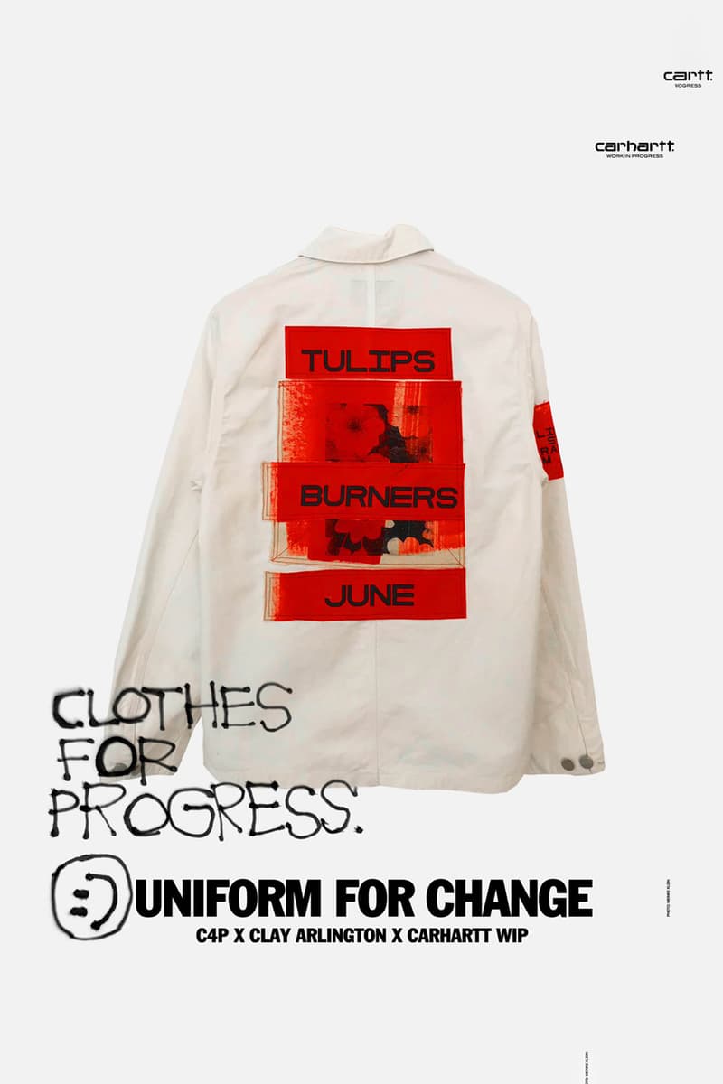 Clothes for Progress Clay Arlington Carhartt WIP Uniform for Change C4P Solidarity Black Community Social Injustices Capsule Collection Release Information Drop Date Closer Look Lookbook