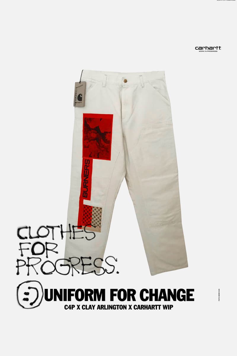 Clothes for Progress Clay Arlington Carhartt WIP Uniform for Change C4P Solidarity Black Community Social Injustices Capsule Collection Release Information Drop Date Closer Look Lookbook