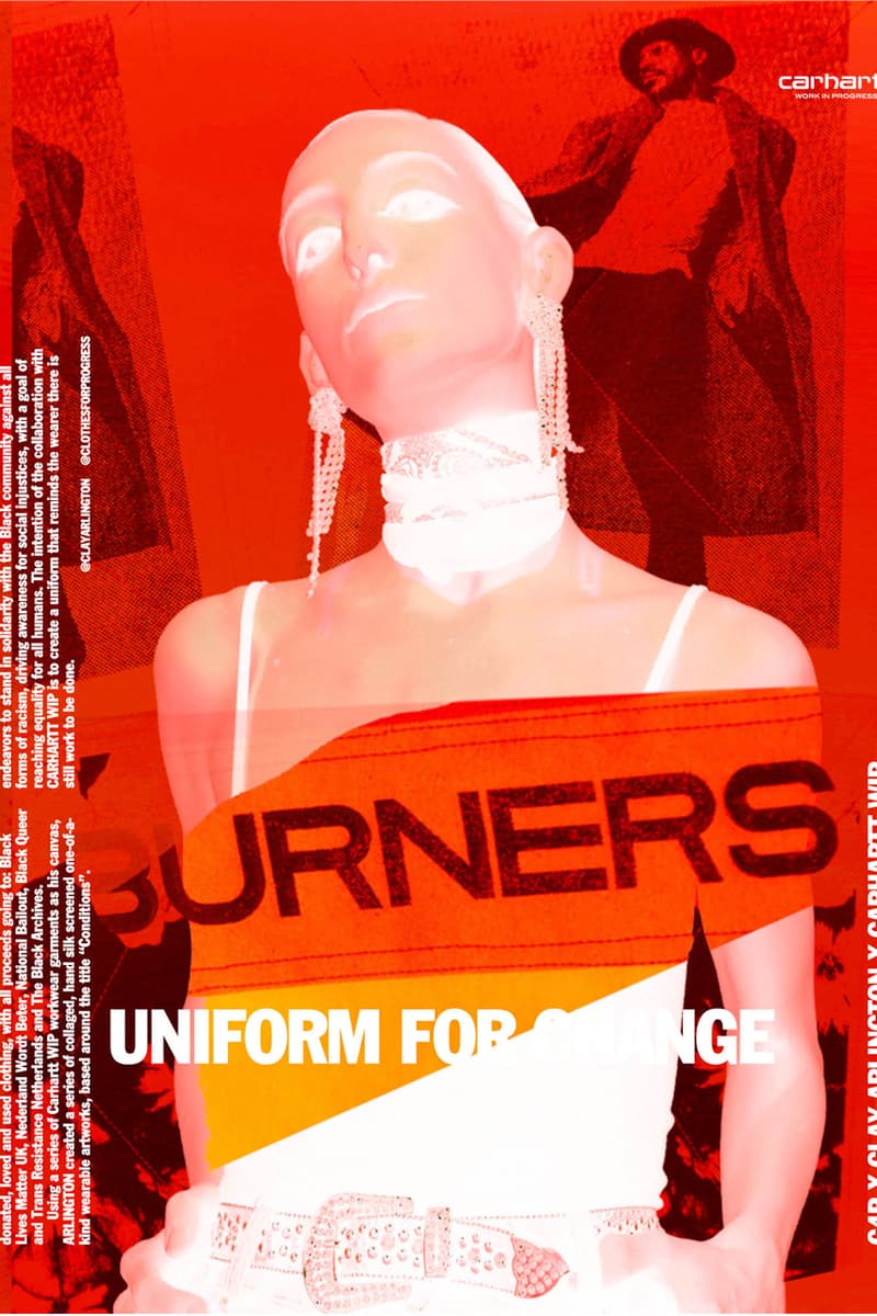 Clothes for Progress Clay Arlington Carhartt WIP Uniform for Change C4P Solidarity Black Community Social Injustices Capsule Collection Release Information Drop Date Closer Look Lookbook