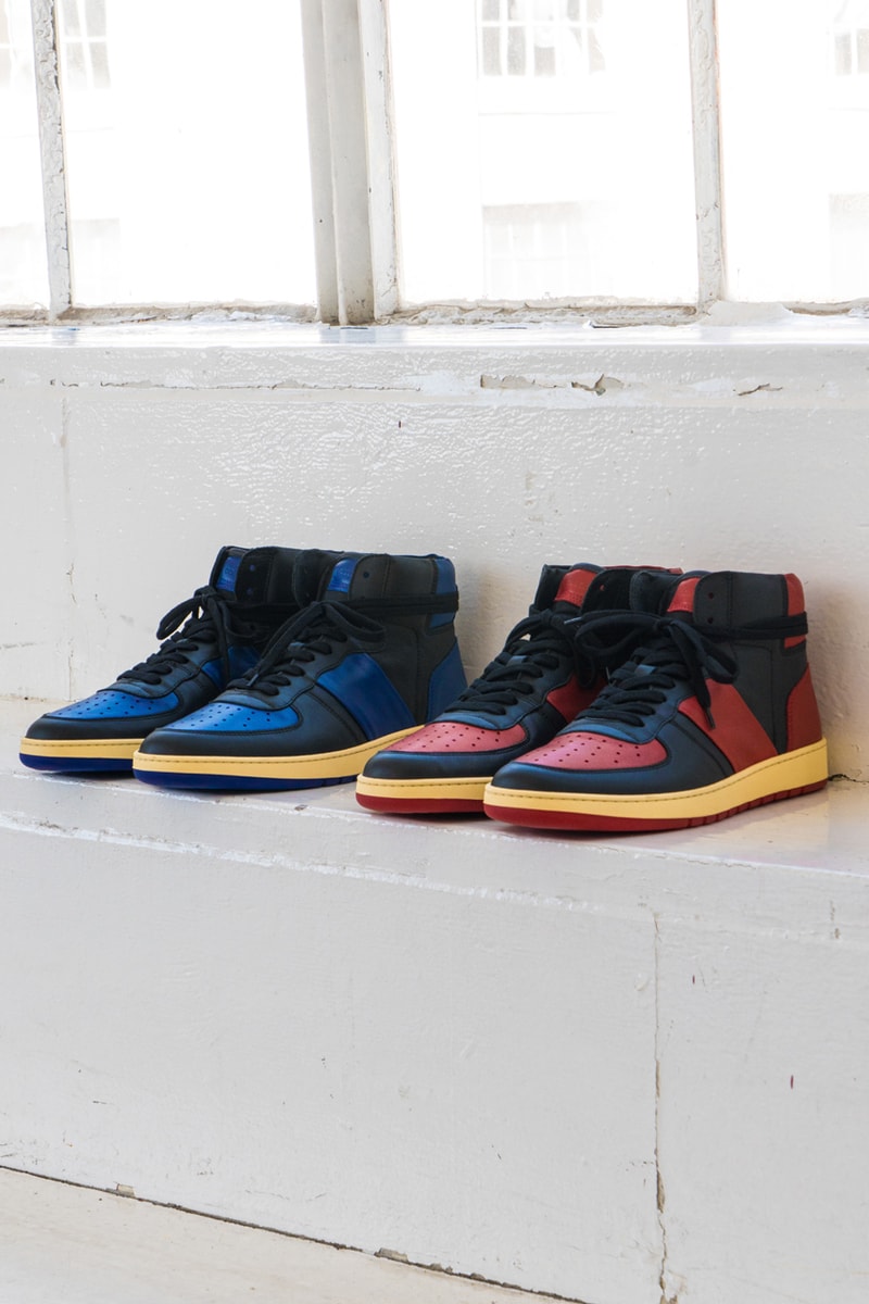 Collegium Pillar "Destroyer High" Black Red Black-Blue Royal Bred AJ1 Air Jordan 1 Nick Sisombath Emerging Designer Footwear Sneaker Brand Release Information Drop Date Los Angeles Luxury Italian Leather Premium Affordable