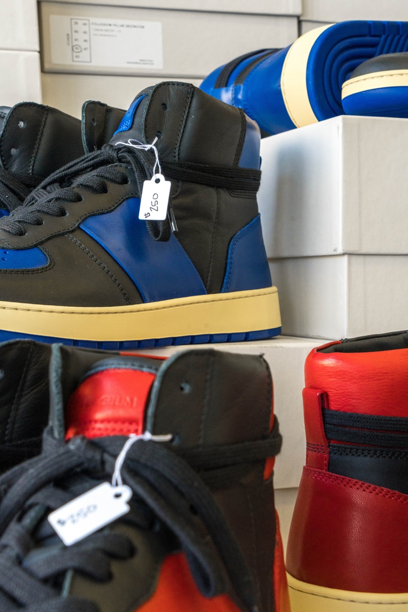 Collegium Pillar "Destroyer High" Black Red Black-Blue Royal Bred AJ1 Air Jordan 1 Nick Sisombath Emerging Designer Footwear Sneaker Brand Release Information Drop Date Los Angeles Luxury Italian Leather Premium Affordable