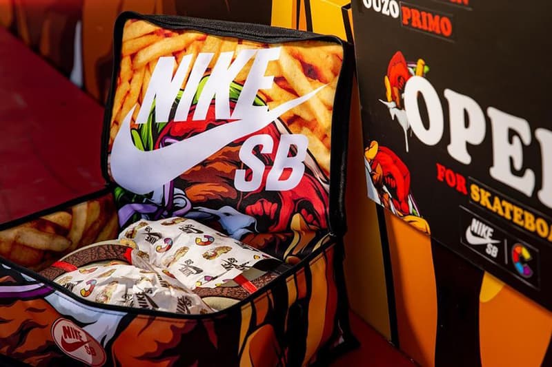 color skates nike sb dunk high kebab and destory custom delivery bags release info store list buying guide photos price 