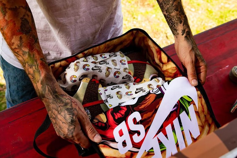 color skates nike sb dunk high kebab and destory custom delivery bags release info store list buying guide photos price 