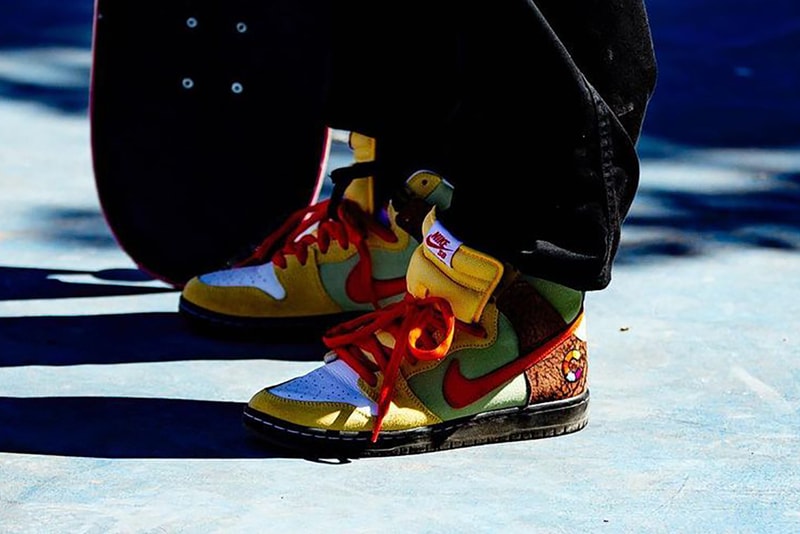 color skates nike sb dunk high kebab and destory custom delivery bags release info store list buying guide photos price 