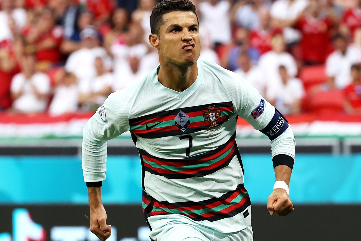 Cristiano Ronald Sets All-Time Record for Most Goals Scored in European Championship History Euros 2020 All-Time Scorer Record portugal futbol football soccer first player ever to score at five euros hungary record