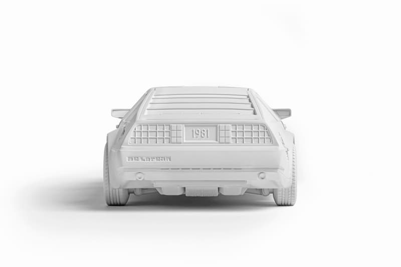 daniel arsham eroded delorean sculpture edition