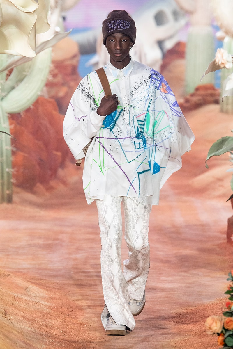 cactus jack travis scott dior men's summer 2022 kim jones paris fashion week details information first look