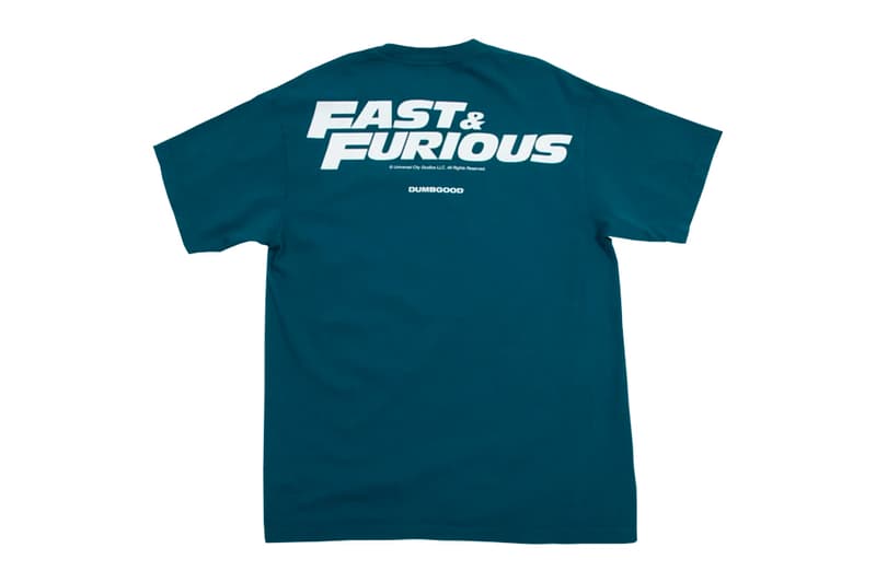 dumbgood fast and furious capsule Vin Diesel Dominic Toretto Michelle Rodriguez Letty Ortiz Tyrese Gibson Roman Pearce