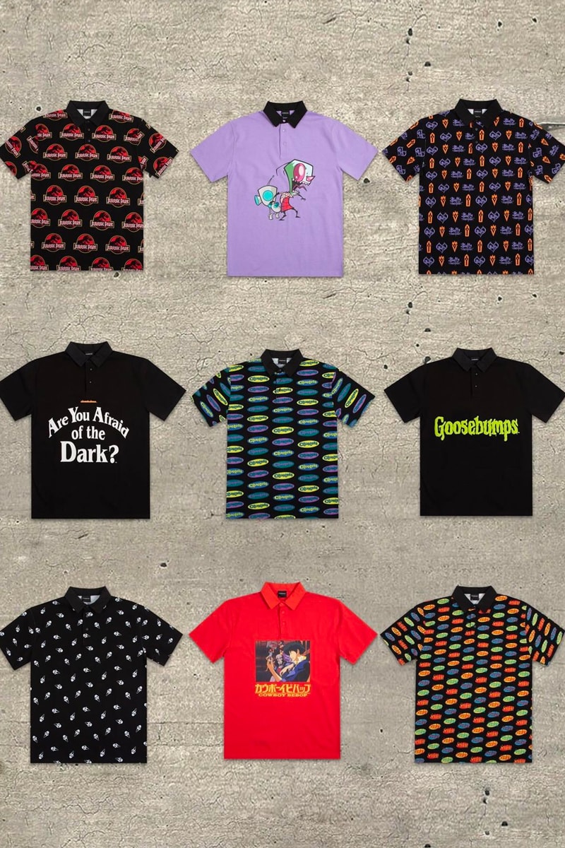 Dumbgood summer polo collection seinfeld goosebumps clueless evangelion cowboy bebop release