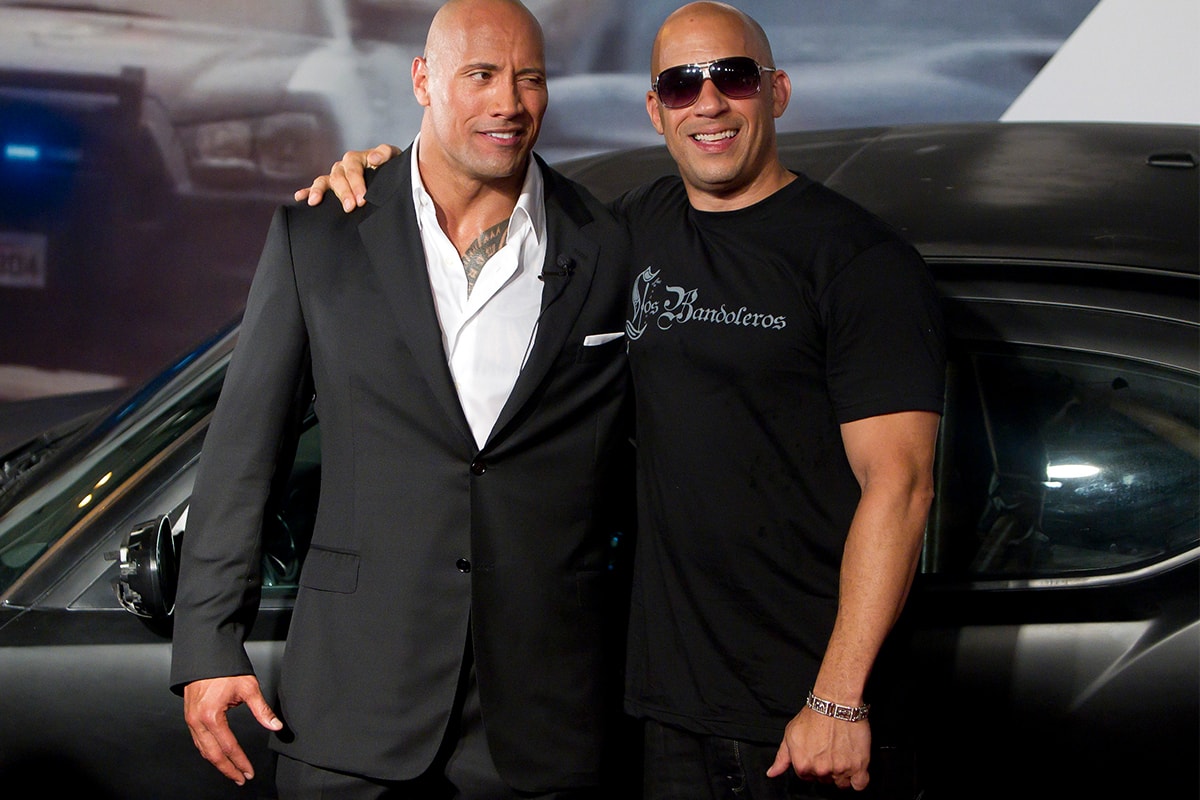 mens health fast and furious 9 f9 vin diesel dwayne johnson acting feud costars franchise controversy drama luke hobbs dominic toretto